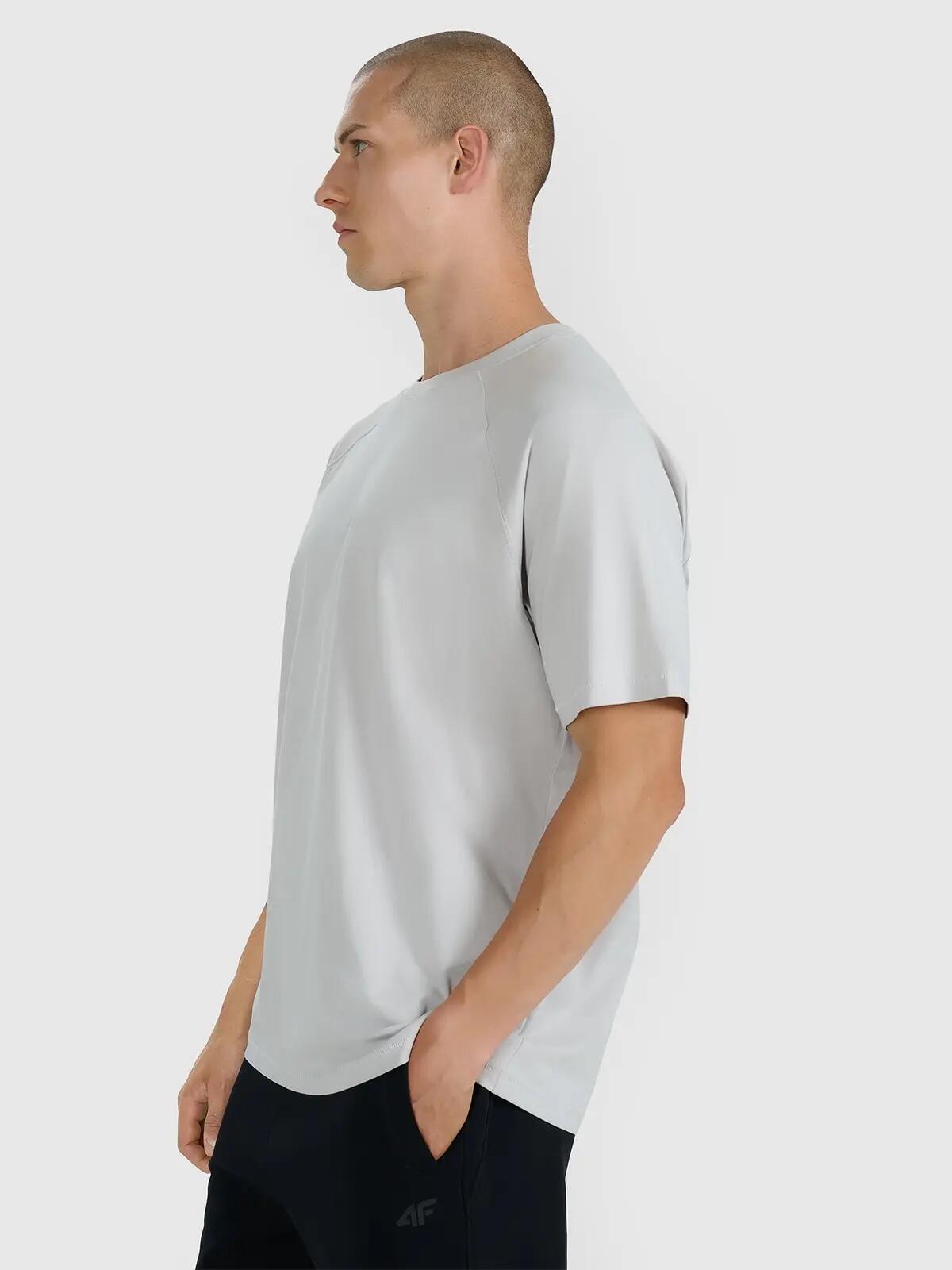 T-SHIRT MĘSKI 4F KOSZULKA BAWEŁNIANA  TTSHM2360 3/9
