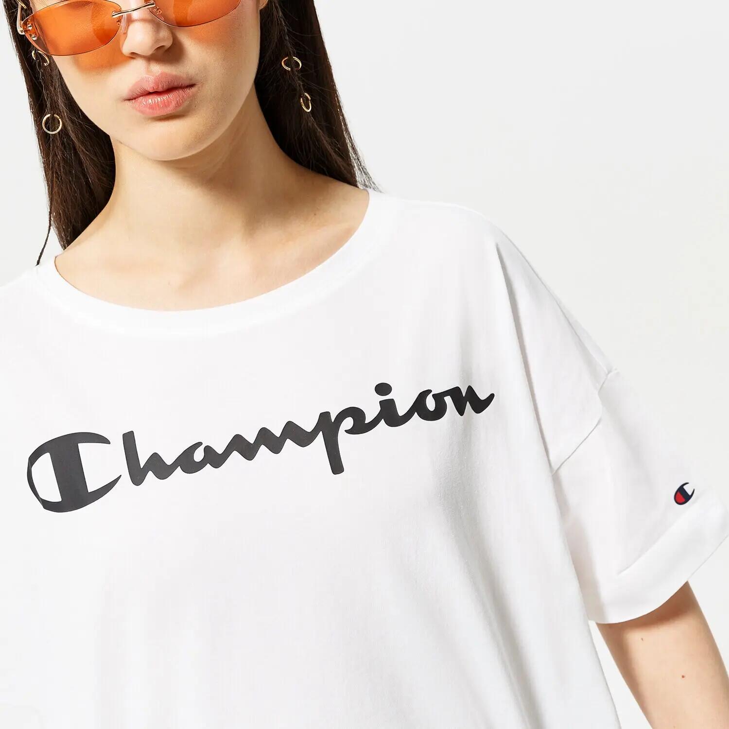 T-SHIRT DAMSKI KOSZULKA SPORTOWA CHAMPION- CREWNECK TEE 2/6