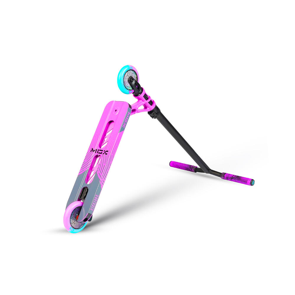 MADD GEAR PRO Monopattino Stunt | Monopattino Freestyle & Urbano, Rosa/Blu 2/6