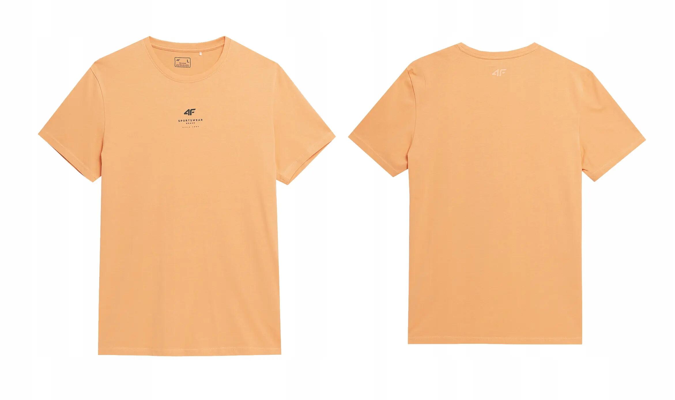 KOSZULKA MĘSKA 4F SPORTOWA T-SHIRT BAWEŁNIANY TTSHM363 4/6