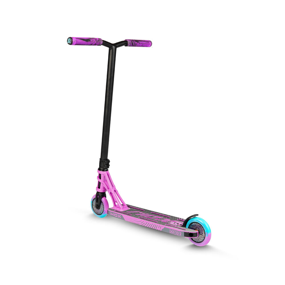 MADD GEAR PRO Monopattino Stunt | Monopattino Freestyle & Urbano, Rosa/Blu 3/6