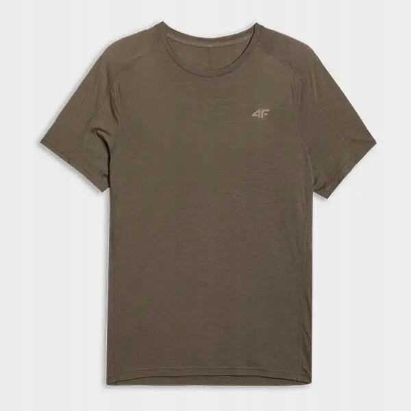 T-SHIRT TREKKINGOWY MĘSKI 4F Z WEŁNY MERINO TFTSM1526 9/10