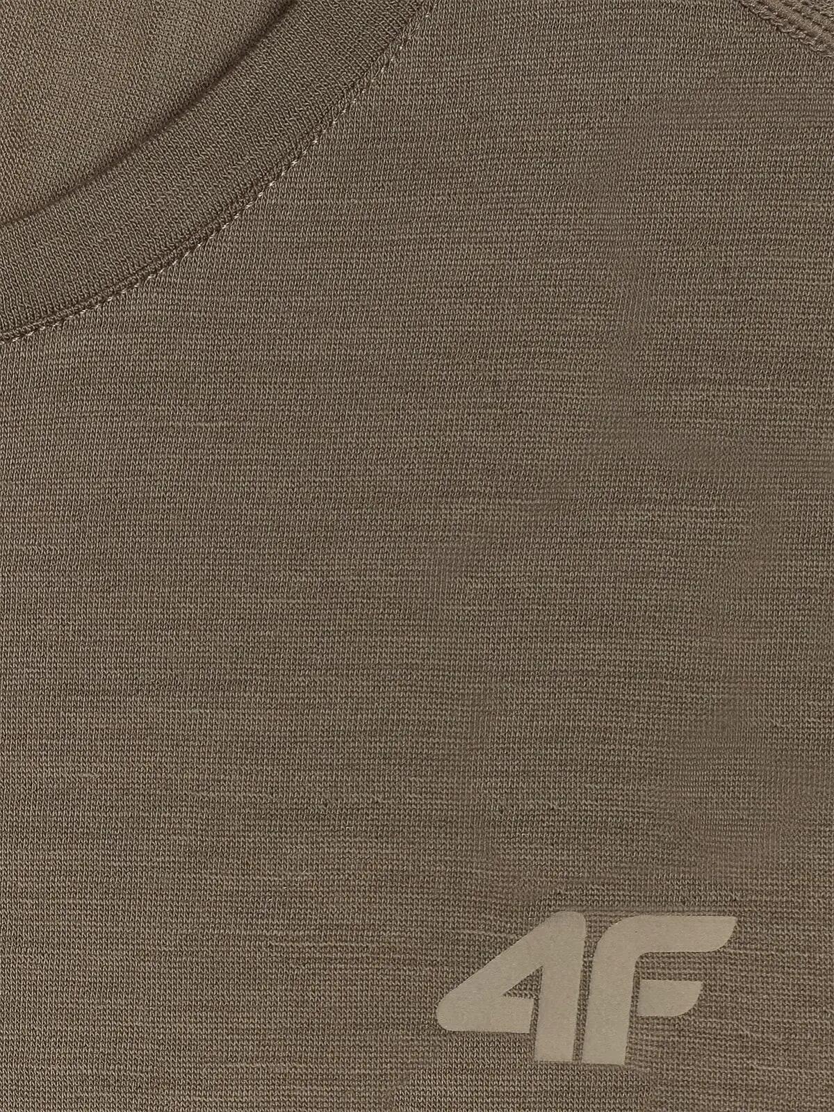 T-SHIRT TREKKINGOWY MĘSKI 4F Z WEŁNY MERINO TFTSM1526 8/10
