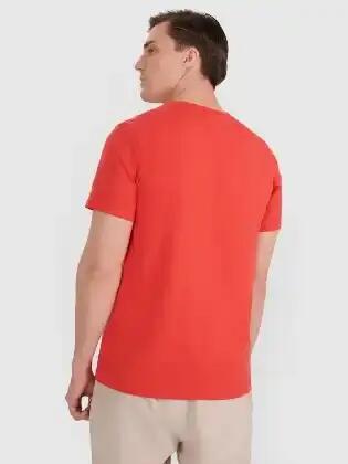 T-SHIRT MĘSKI 4F KOSZULKA BAWEŁNIANA SPORTOWA  TTSHM2256 2/3