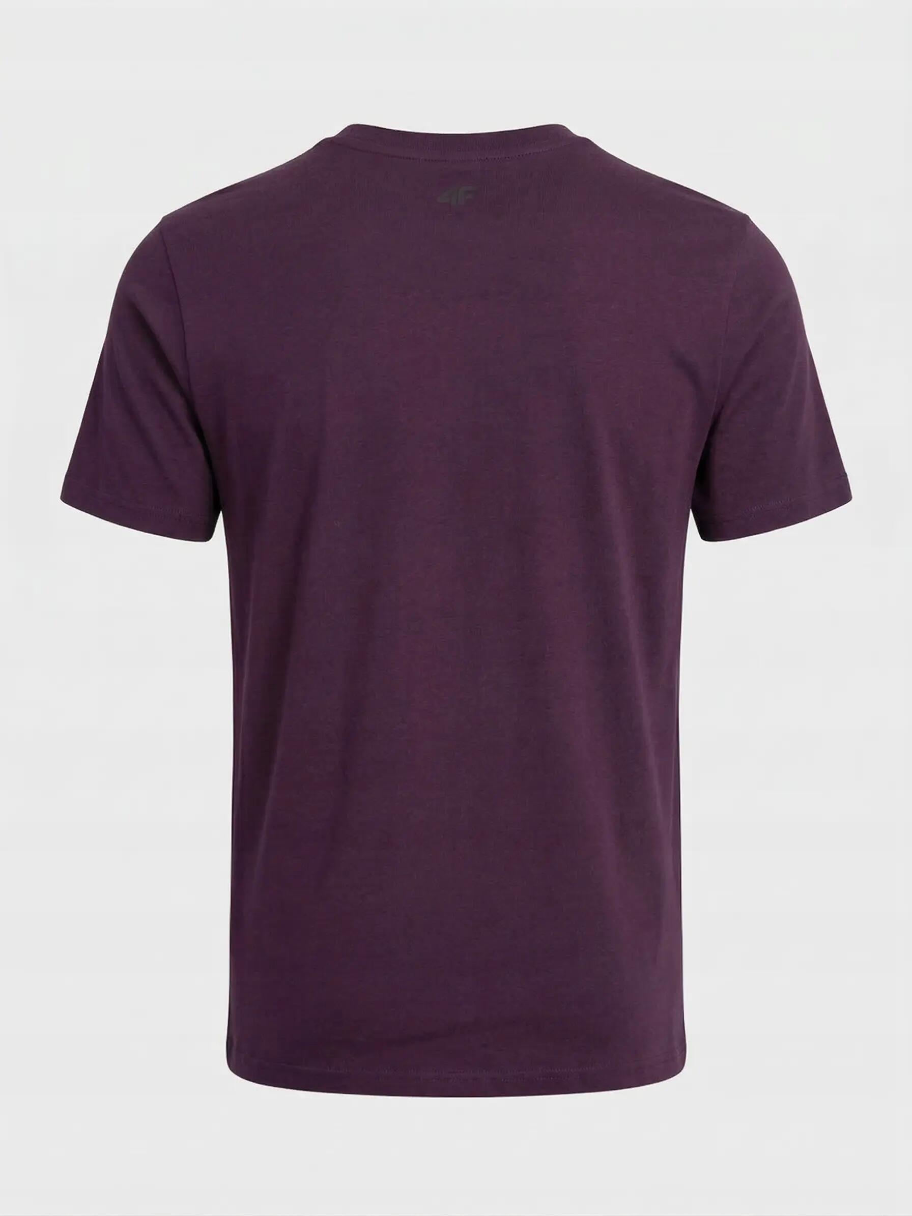 KOSZULKA MĘSKA 4F T-SHIRT 1 BAWEŁNA KOLEKCJA LIMITOWANA  M3947 SS26 3/4