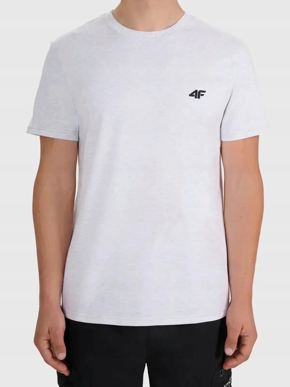 T-SHIRT MĘSKI 4F KOSZULKA BAWEŁNIANA SPORTOWA  TTSHM3341 SS26 3/7
