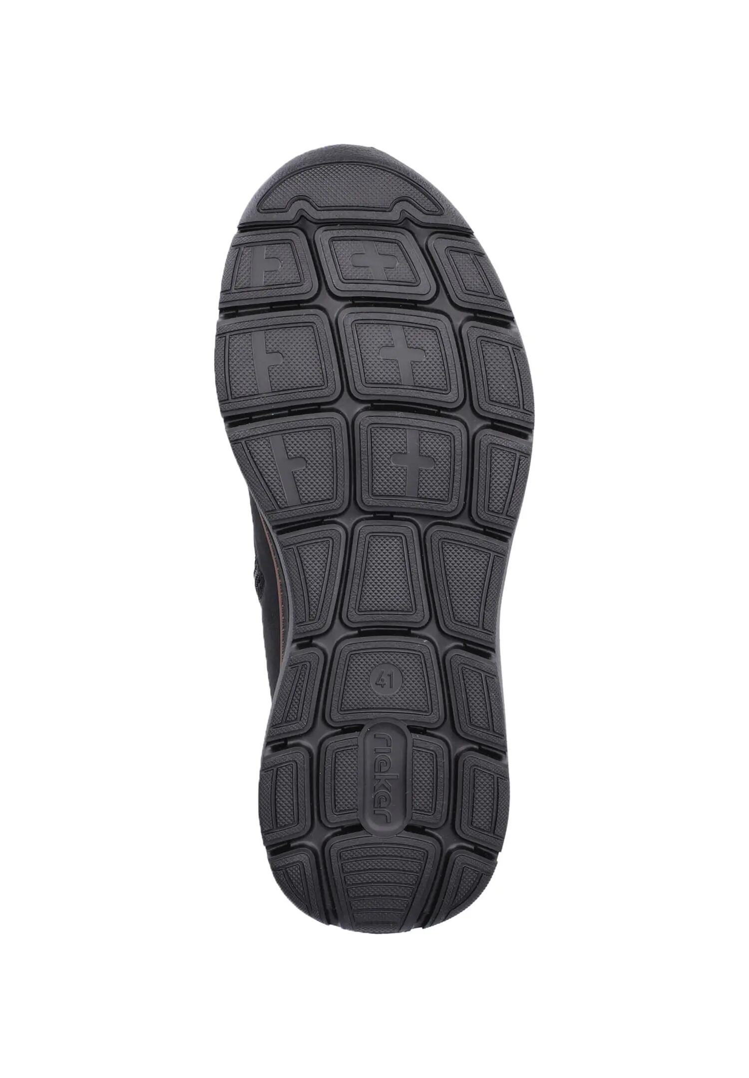 Rieker Herren B1824 00 Schnürstiefel RiekerTEX  Schwarz 4/5