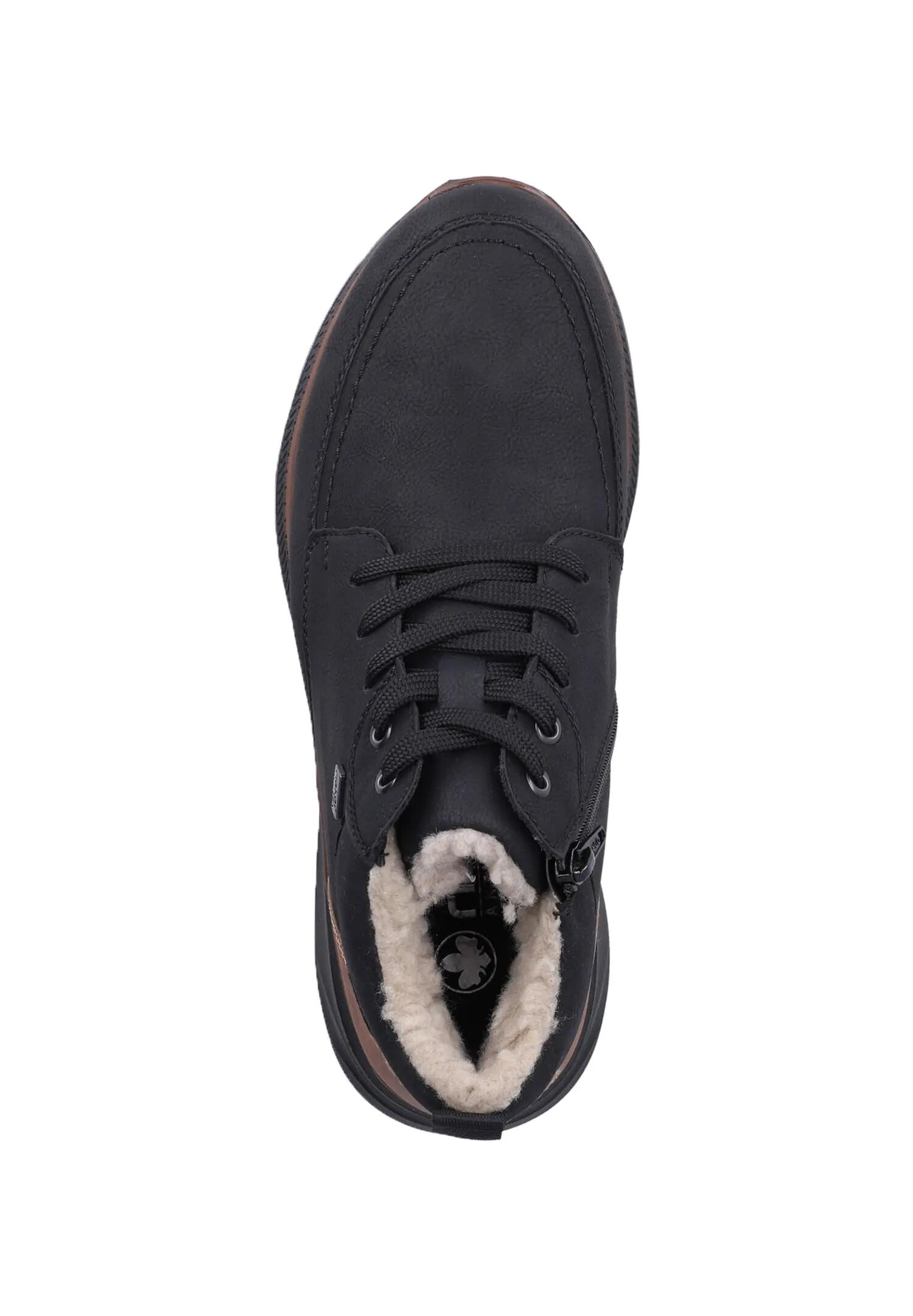 Rieker Herren B1824 00 Schnürstiefel RiekerTEX  Schwarz 2/5