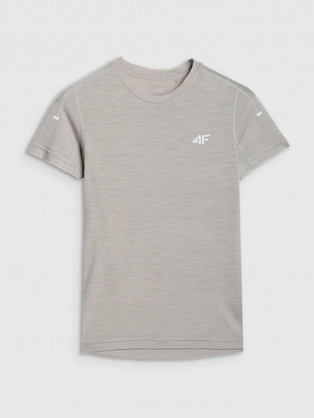 T-SHIRT DAMSKI 4F KOSZULKA TRENINGOWA Z WEŁNĄ MERINO  F1269 10/12