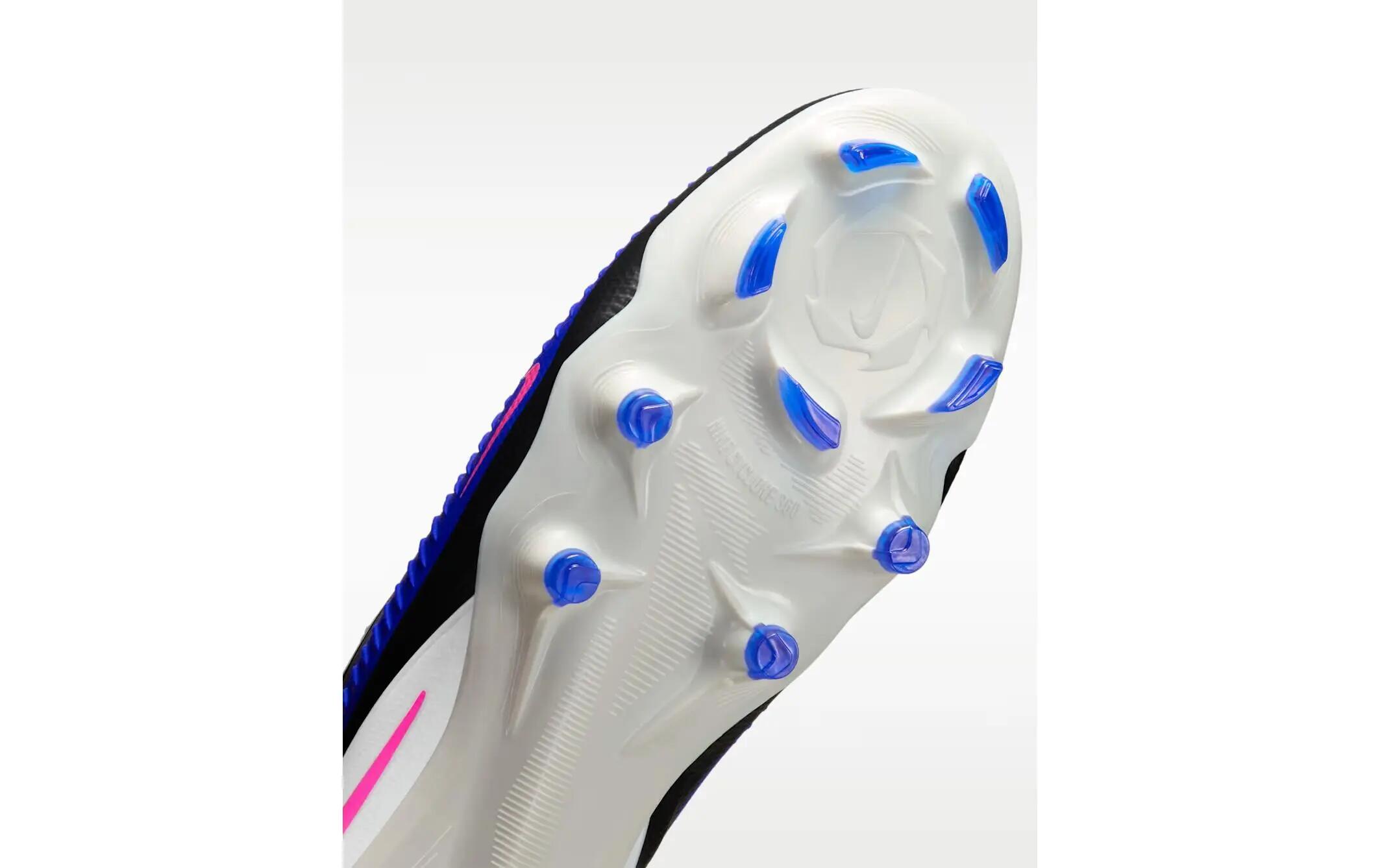 Nike Phantom 6 Low Pro FG Scarpe da calcio Blu/Rosa/Bianco T. 42 3/3