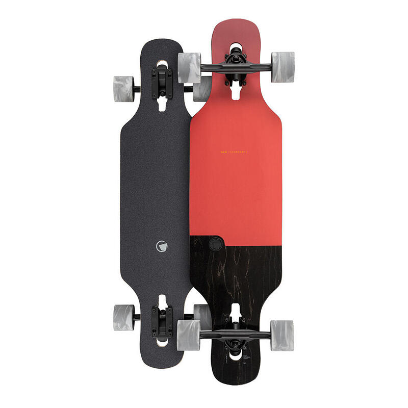 RAM Longboard Tavola completa 34" x 8,75" ABEC 9 Vexo rosso - nero