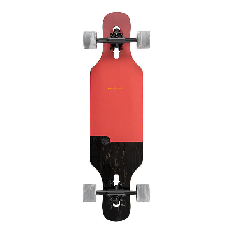 RAM Longboard Komplettboard 34" x 8,75" ABEC 9 Vexo rot - schwarz