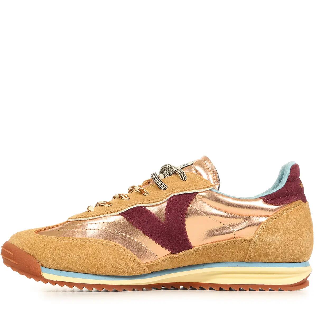 Baskets Dames Saturno Metal & Daim 4/6