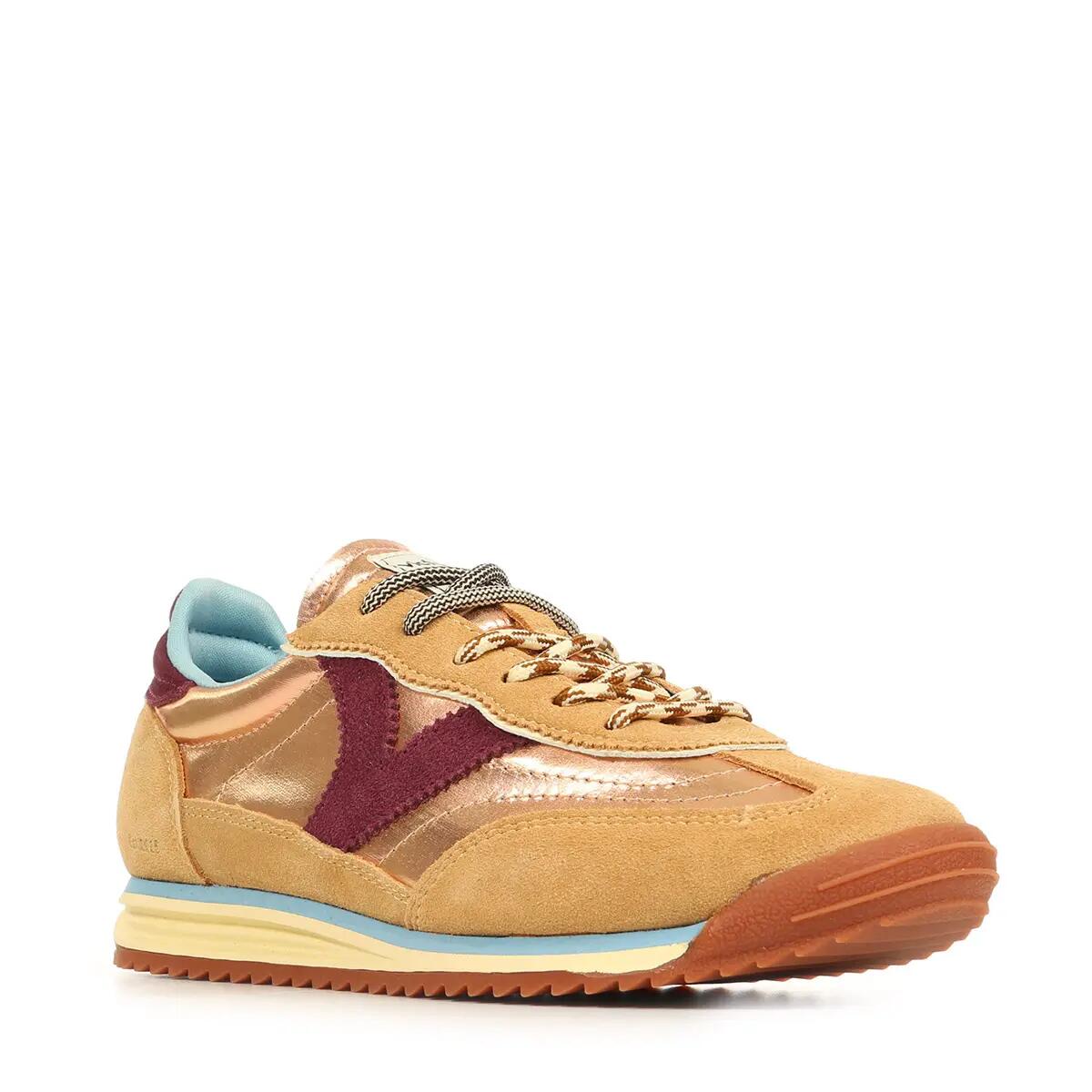 Baskets Dames Saturno Metal & Daim 2/6