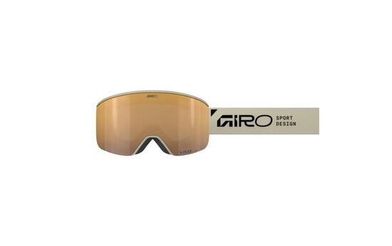 Giro Axis Vivid Skibrille Beige – OTG, Schnellwechsel