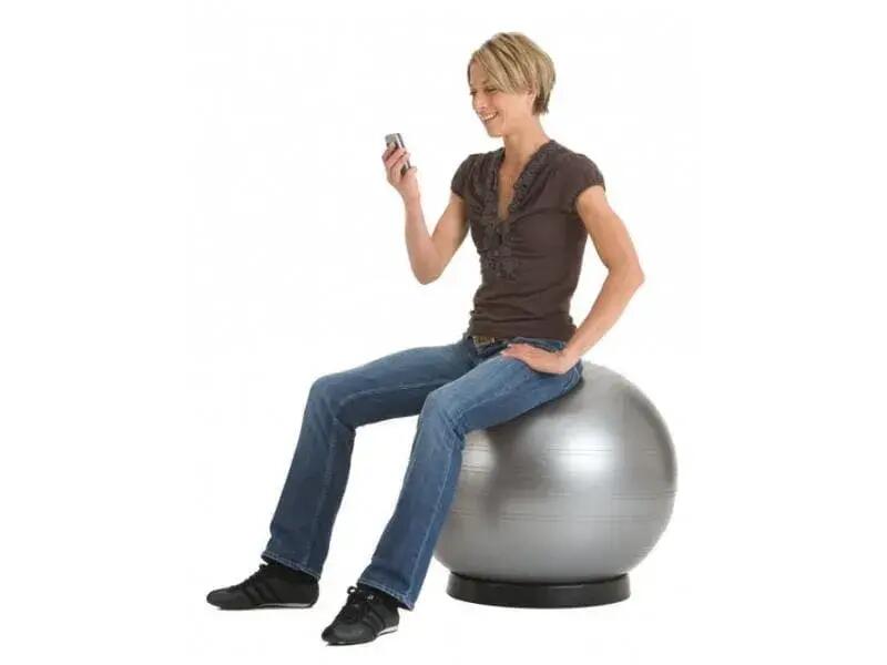 TOGU Sitzball ABS Ø 75 cm Silber 120 kg 2/2
