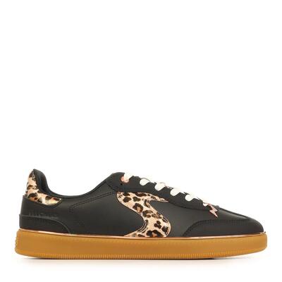 Meisjes sneakers skechers hotshot leopard fame