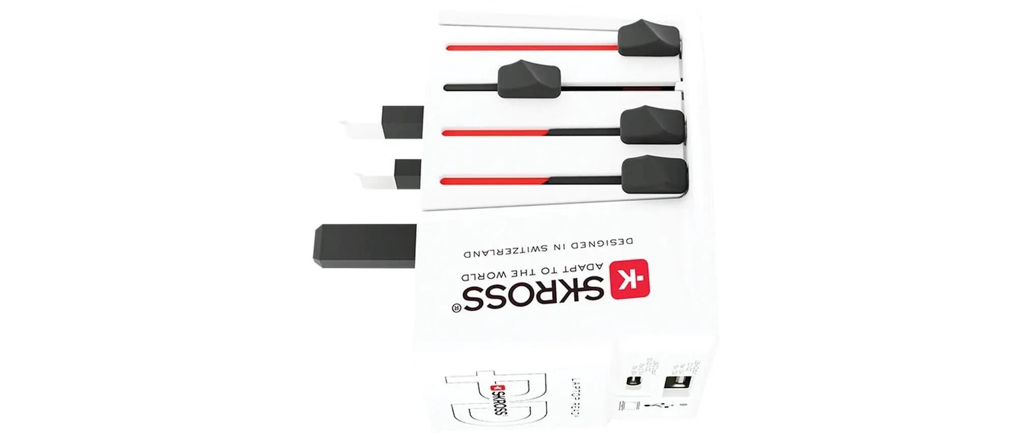 SKROSS Weltreiseadapter MUV USB 65W AC-PD CH 3/3