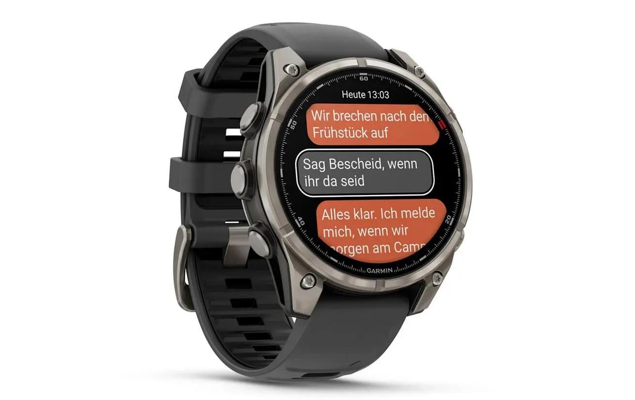 Garmin fēnix 8 Pro Montre GPS sport AMOLED Graphite/Noir 3/3