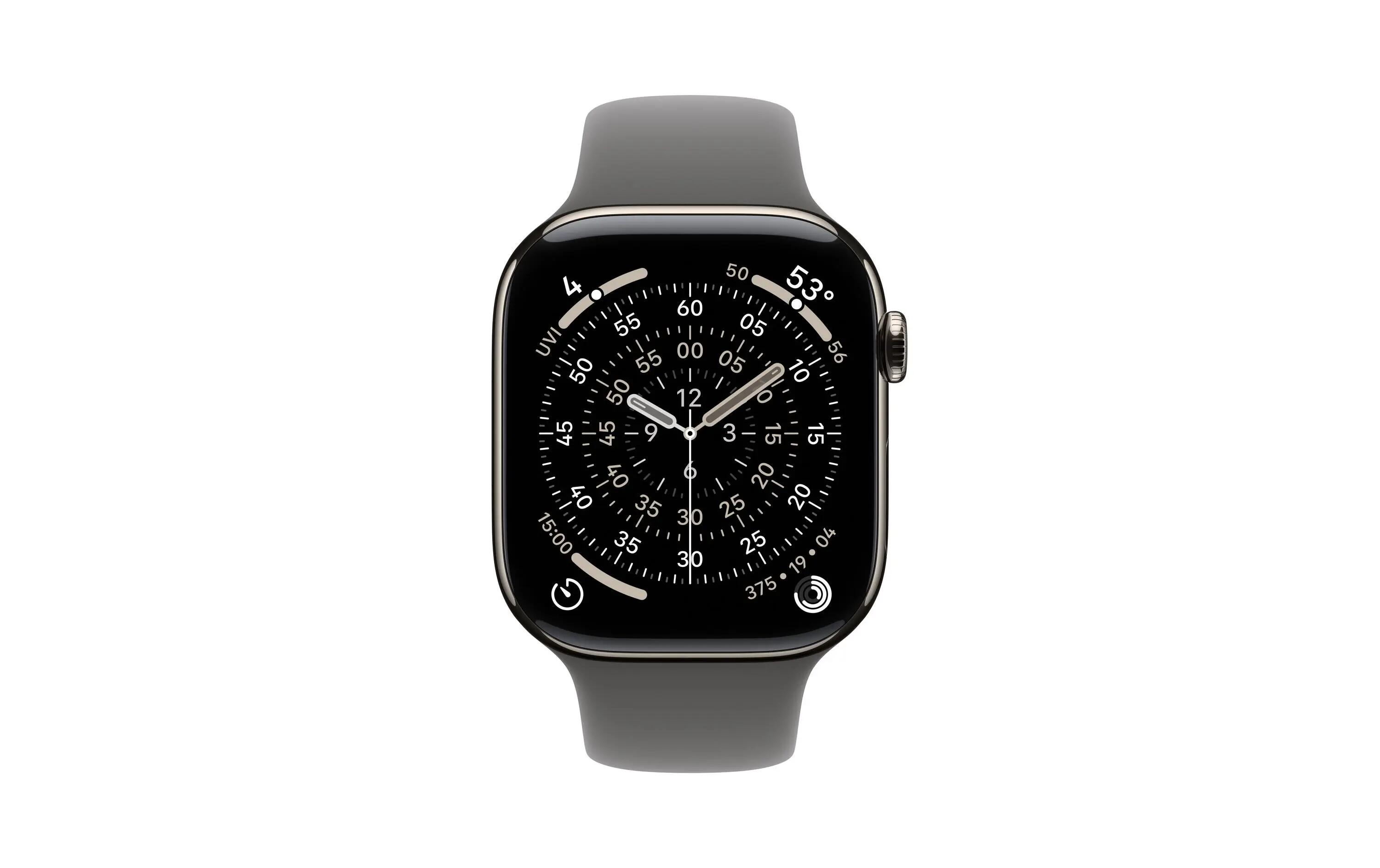 Apple Watch Series 11 46mm LTE Titanio Grigio Pietra Sport S/M 2/3