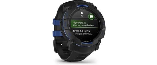 GARMIN Instinct 3 AMOLED GPS-Sportuhr Schwarz/Blau