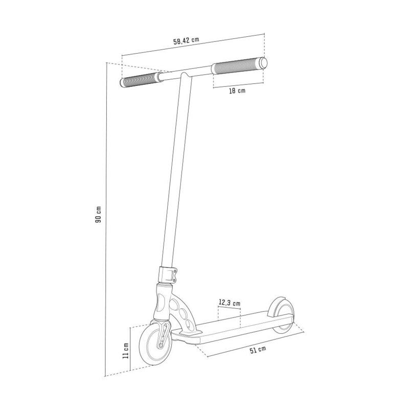 Trottinette MGP-MADD origin nitro blanc mat