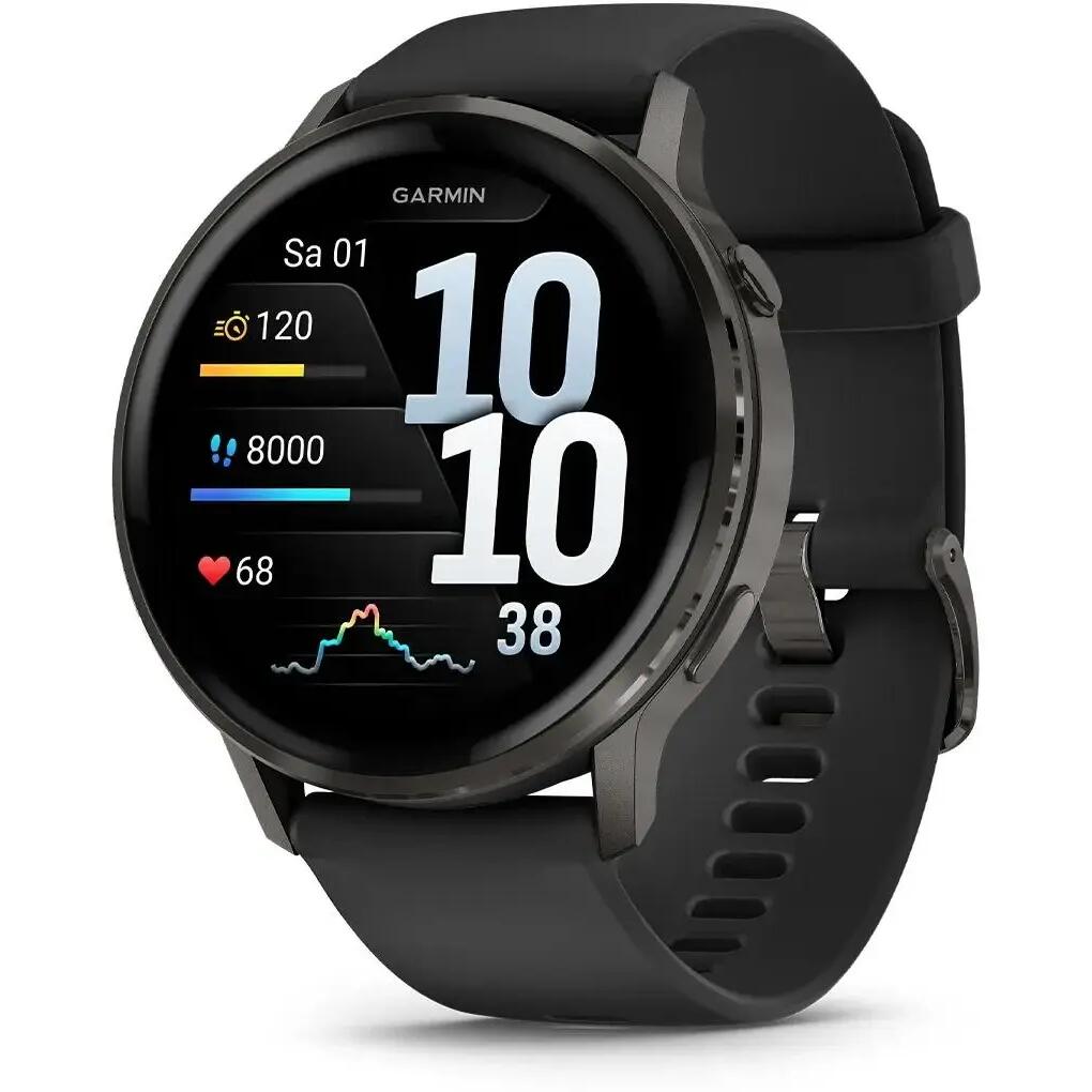 GARMIN Venu 4 GPS Sports Watch 45 mm Black/Grey