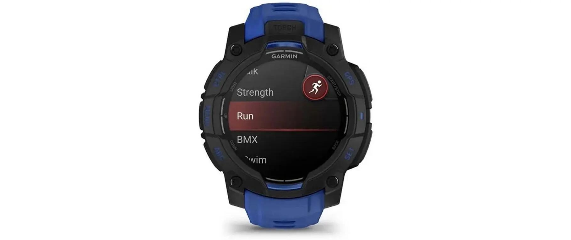 GARMIN Instinct 3 AMOLED Orologio sportivo GPS Blue Black 2/3