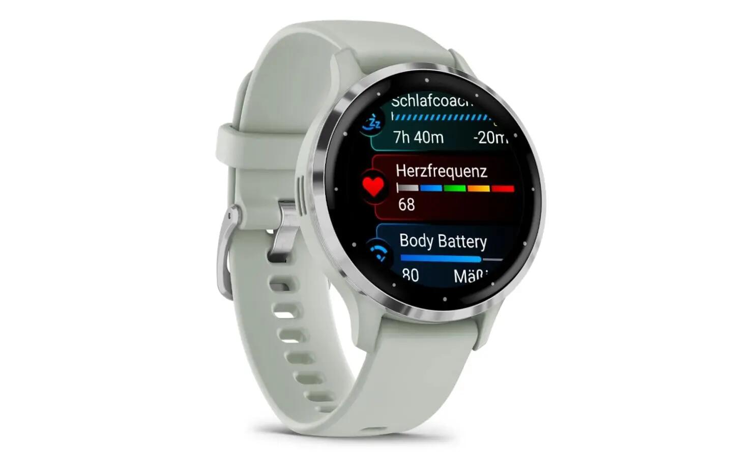 GARMIN Venu 3S Sportuhr Salbeigrau / Silber 3/3