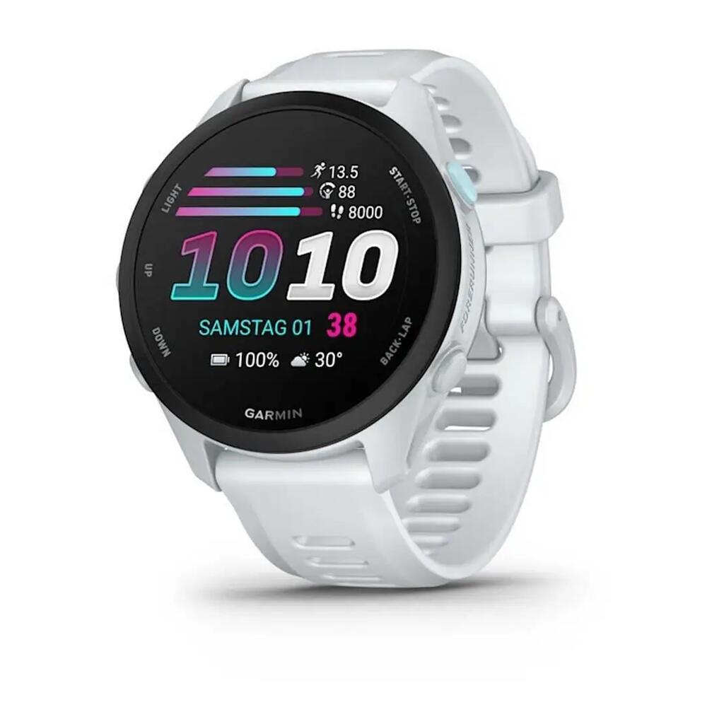 GARMIN Forerunner 70 sports watch stone white