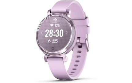 GARMIN Sportuhr Lily 2 Lilac Fitness-Smartwatch 35 mm