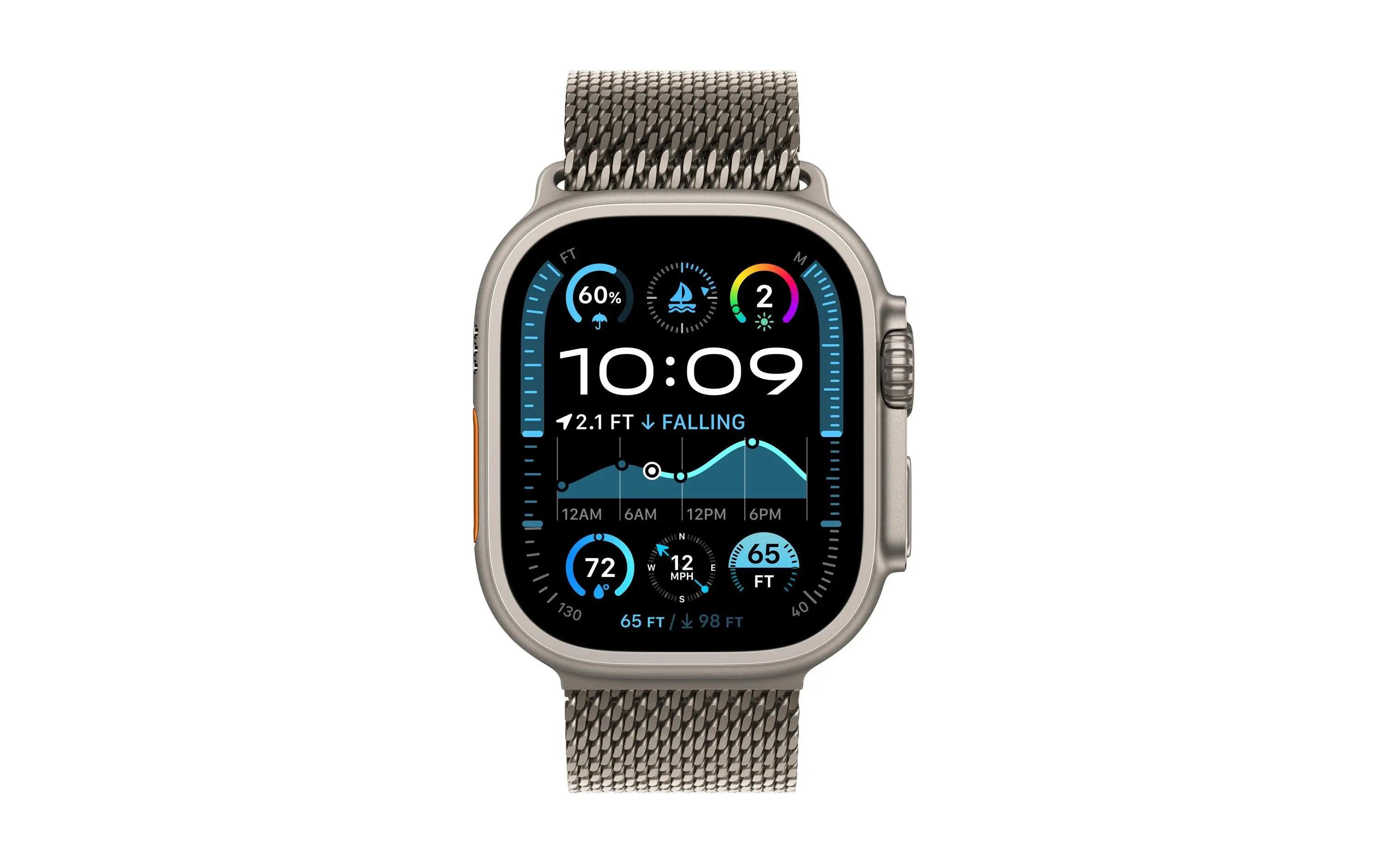 Apple Watch Ultra 2 Titan Milanese Loop L 2/3