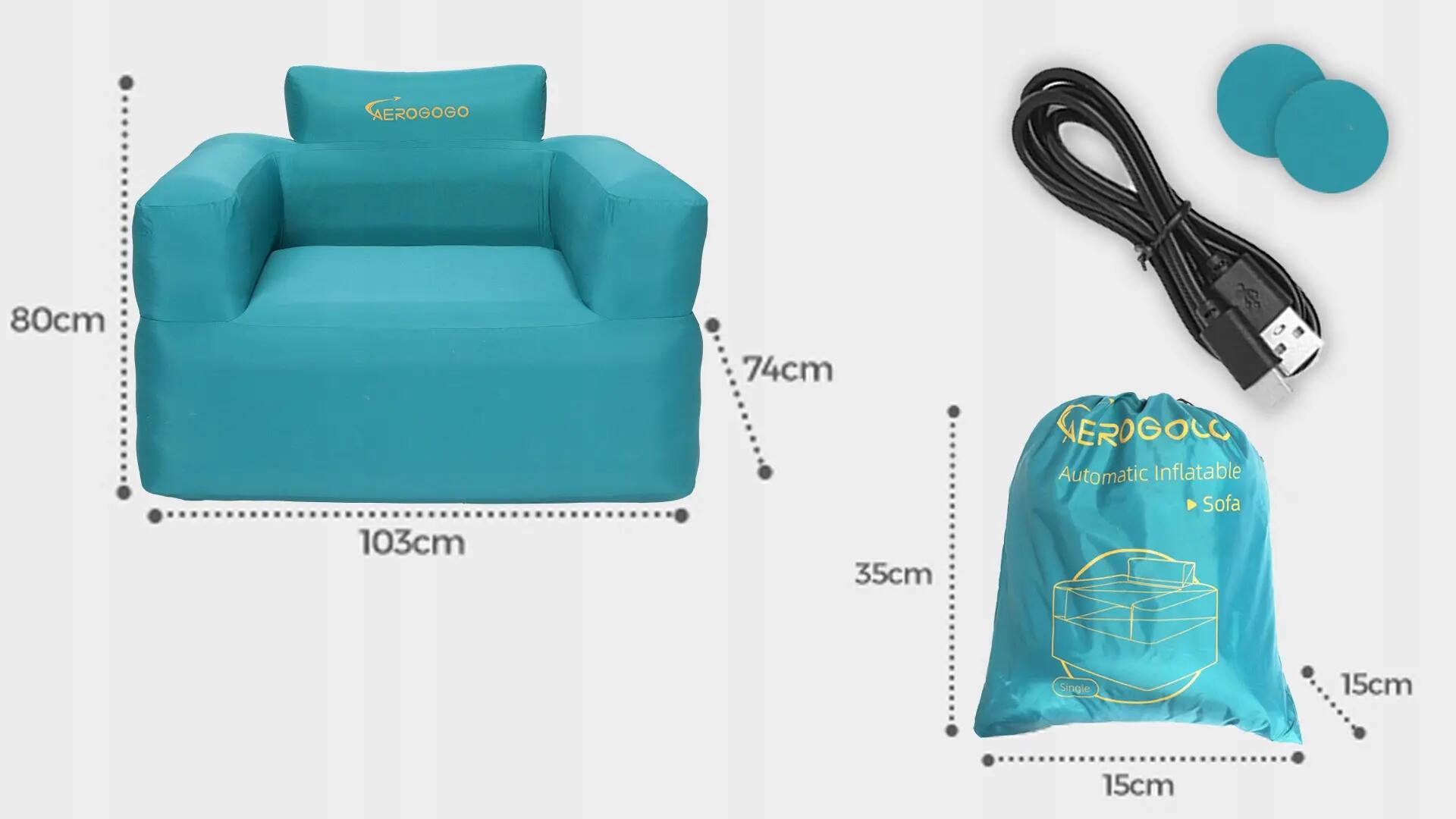 Aerogogo Inflatable Sofa BS2 103 x 74 cm 7/7