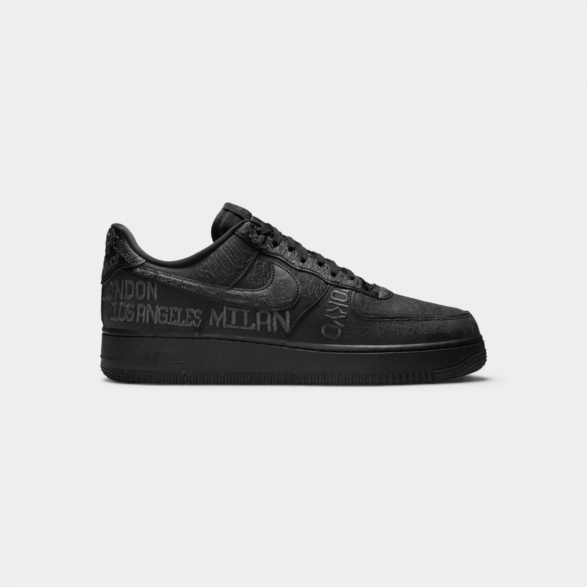 Nike Air Force 1 Low World Tour Black 1/2