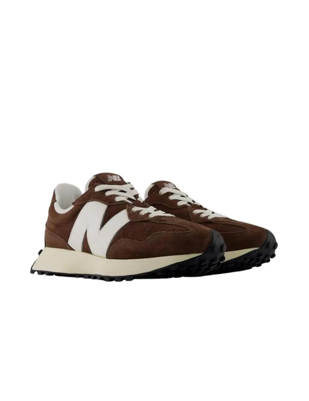 Damenschuhe New Balance 327 Braun. 2/5