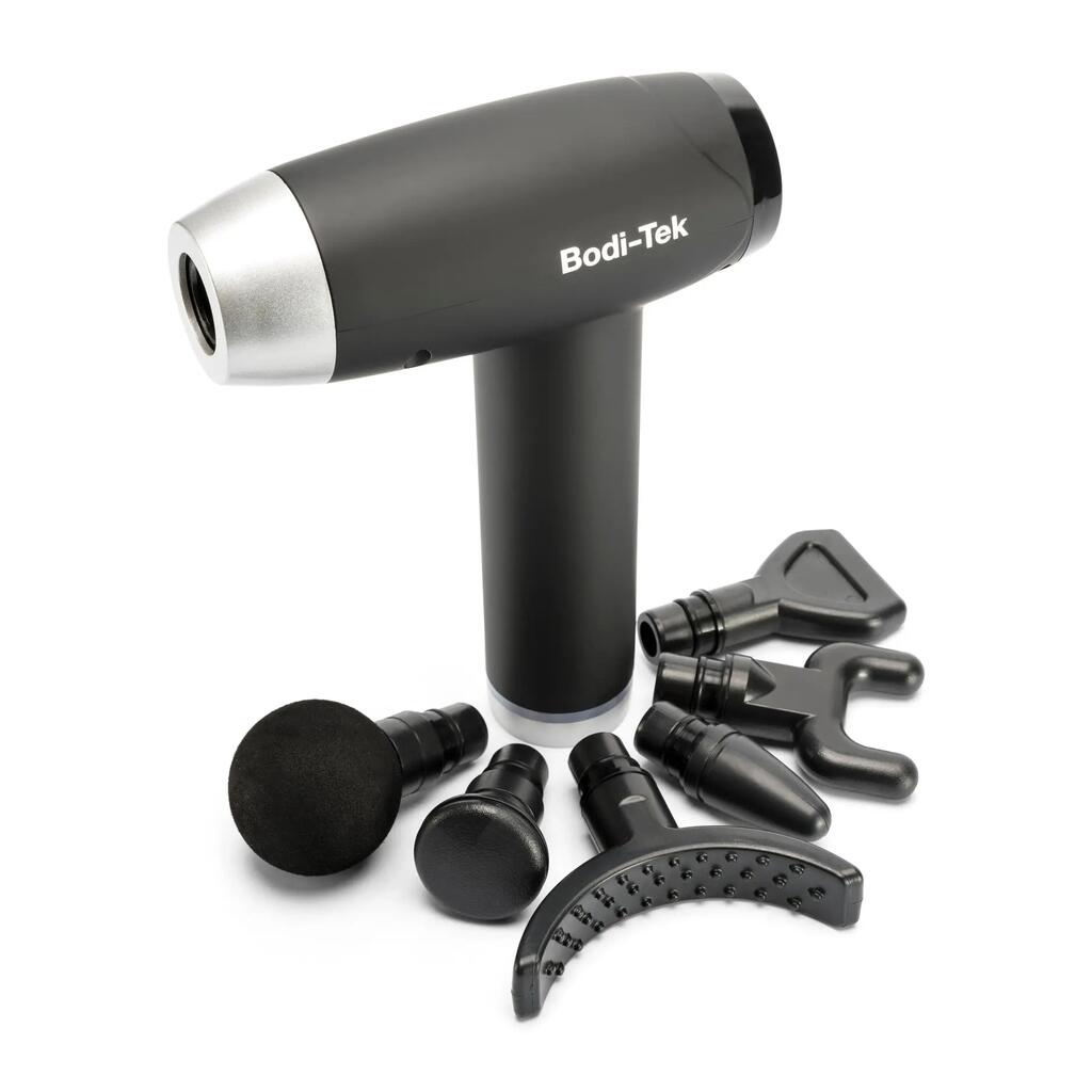 Bodi-Tek Massage Gun – 6 Attachments, 20 Speed Levels