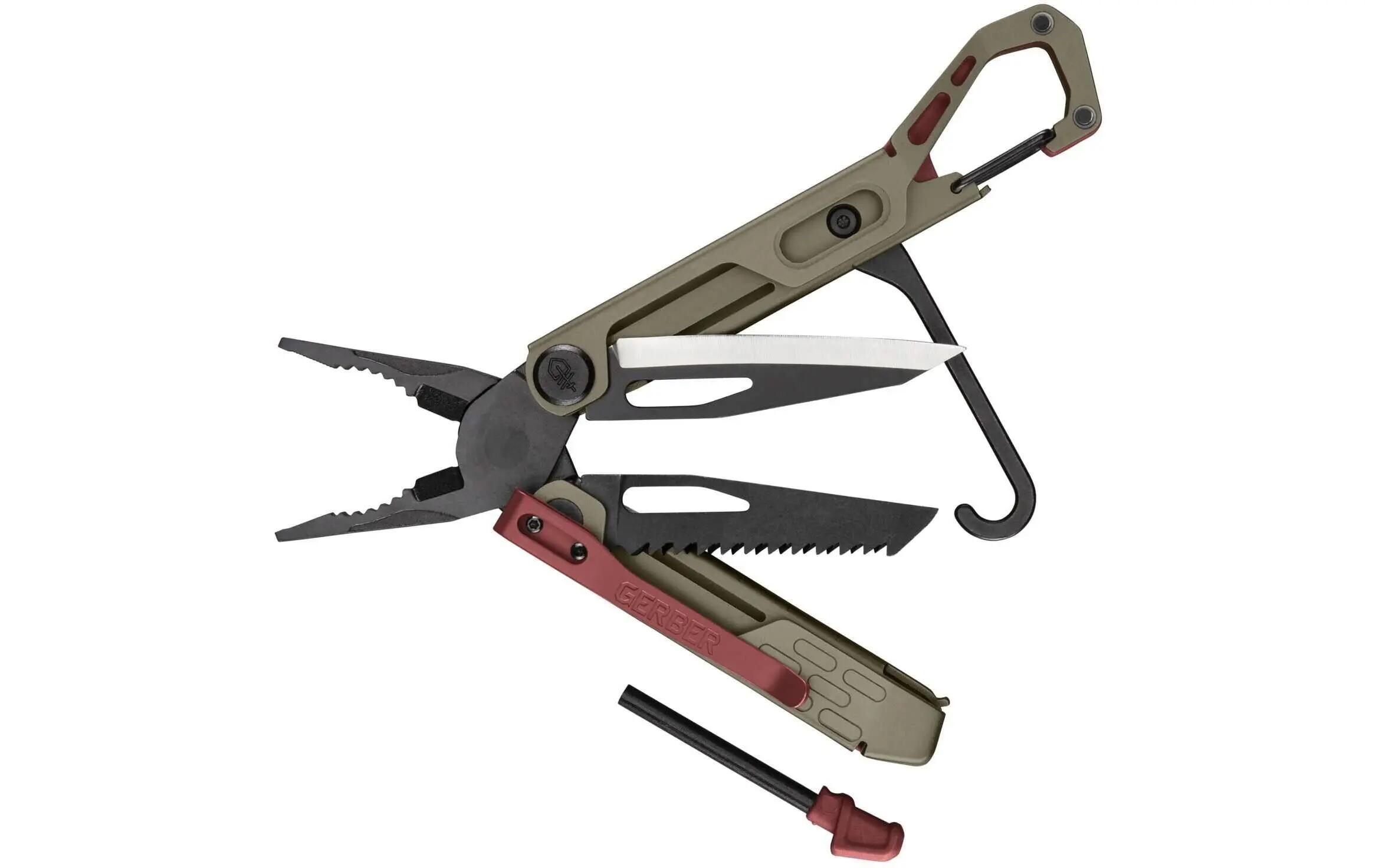 Gerber Multi-Tool STAKEOUT SPARK 10 Functions Coyote Brown 3/3