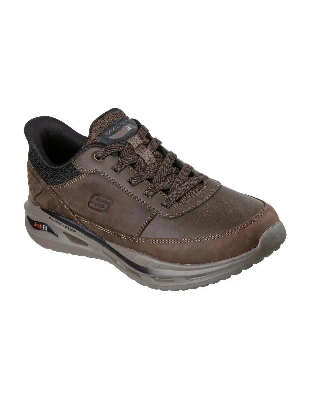 Zapatillas para Hombre Skechers Arch fit slip-ins Marrón 3/5