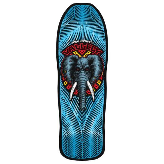 Skateboard Deck Old School Powell Peralta O.S. Vallely Elephant Blue Foil 9.85''