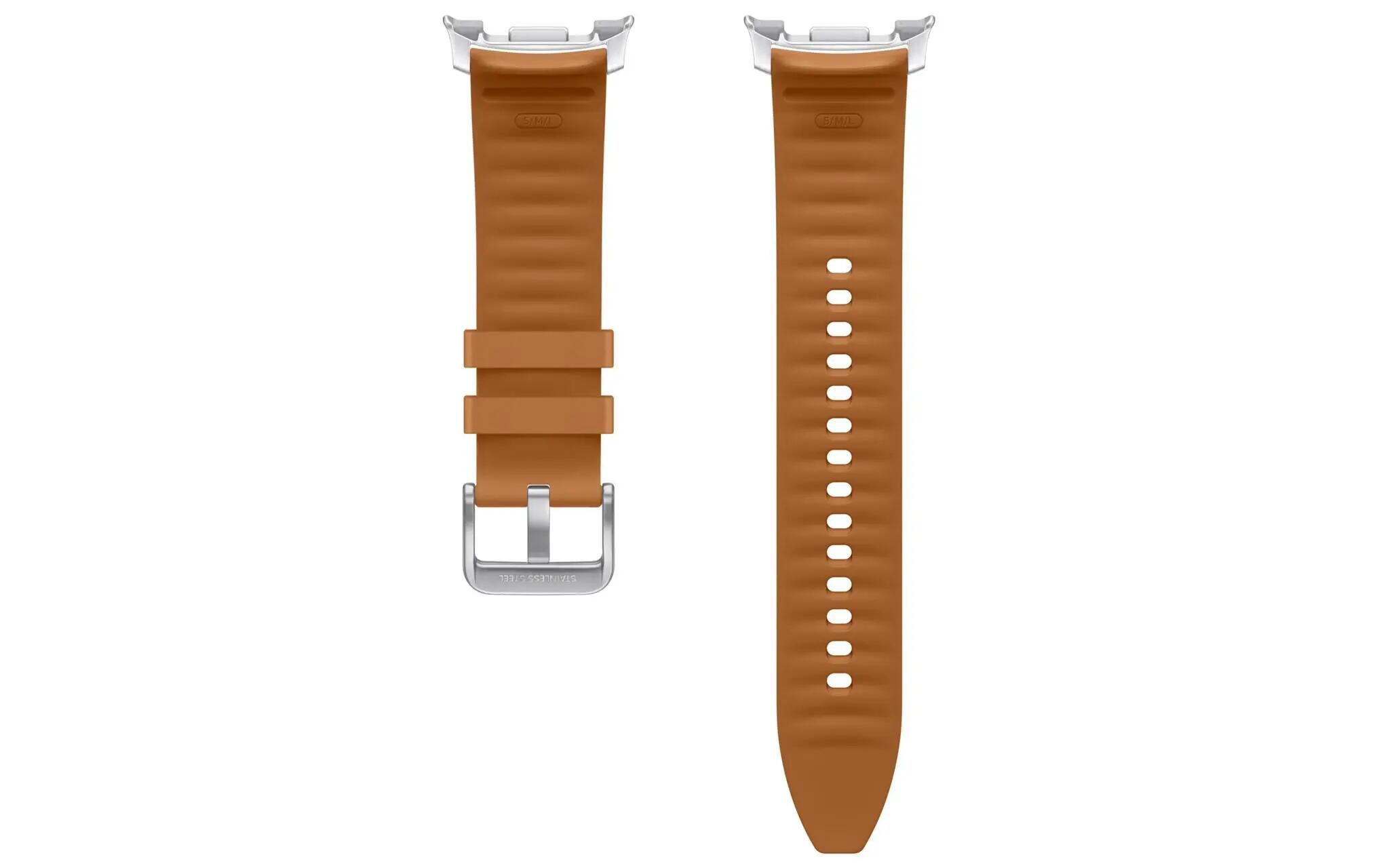 Samsung Hybrid Leather Band Watch8 S/M/L Marrone 2/3