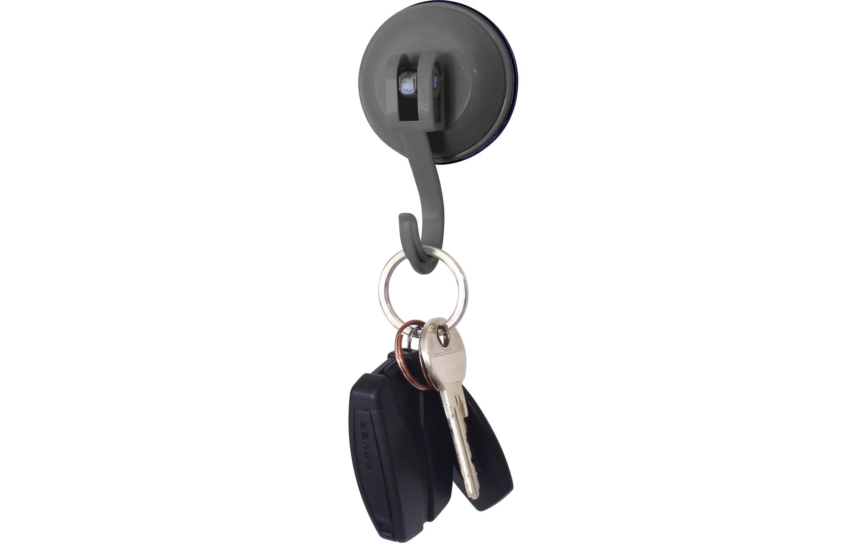 Eurotrail Saugnapf-Haken bis 6 kg, Schwarz 2/2