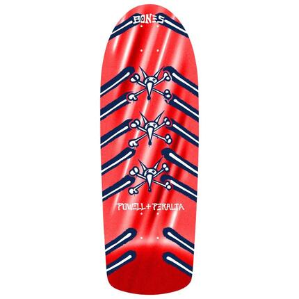 Skateboard Deck Old School Powell Peralta Rat Bones Red Foil 10''