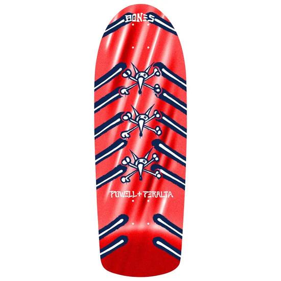 Skateboard Deck Old School Powell Peralta Rat Bones Red Foil 10''