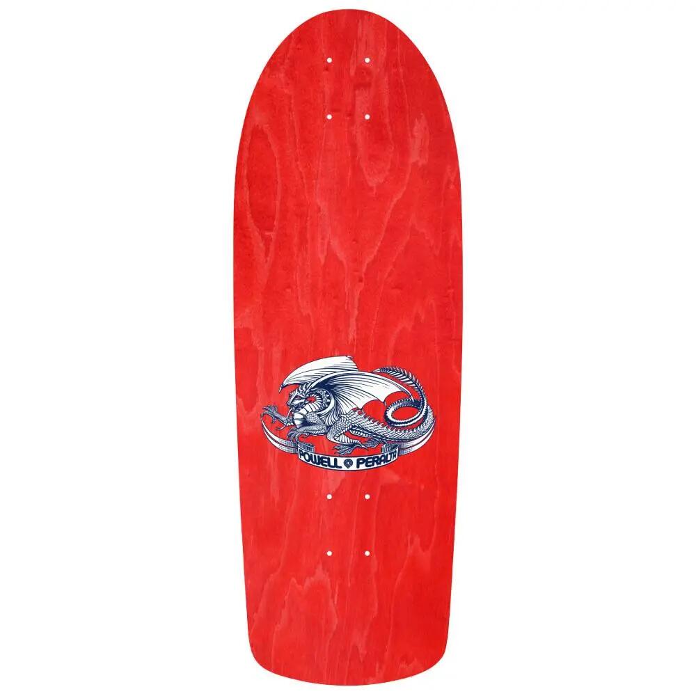 Skateboard Deck Old School Powell Peralta Rat Bones Red Foil 10'' 2/2