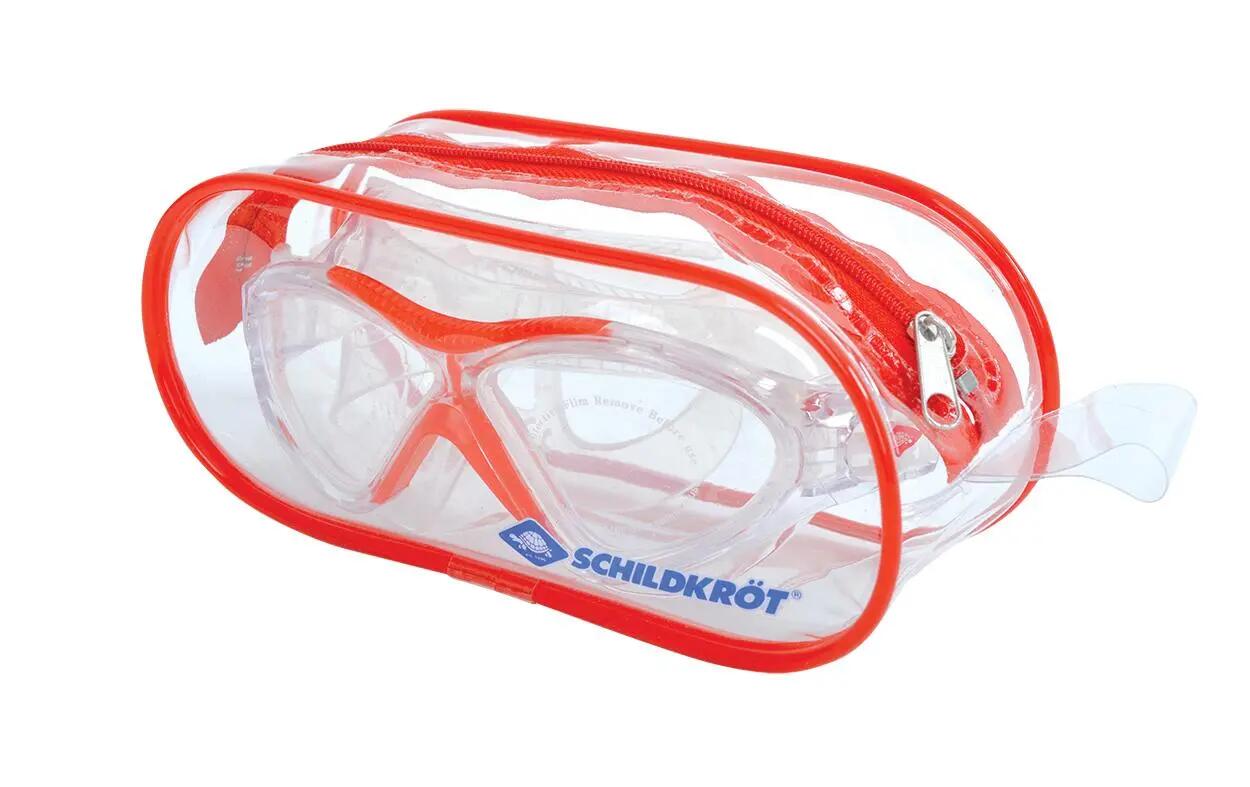 Schildkröt Lunettes de natation enfant rouge - Lunettes plongée silicone 2/3