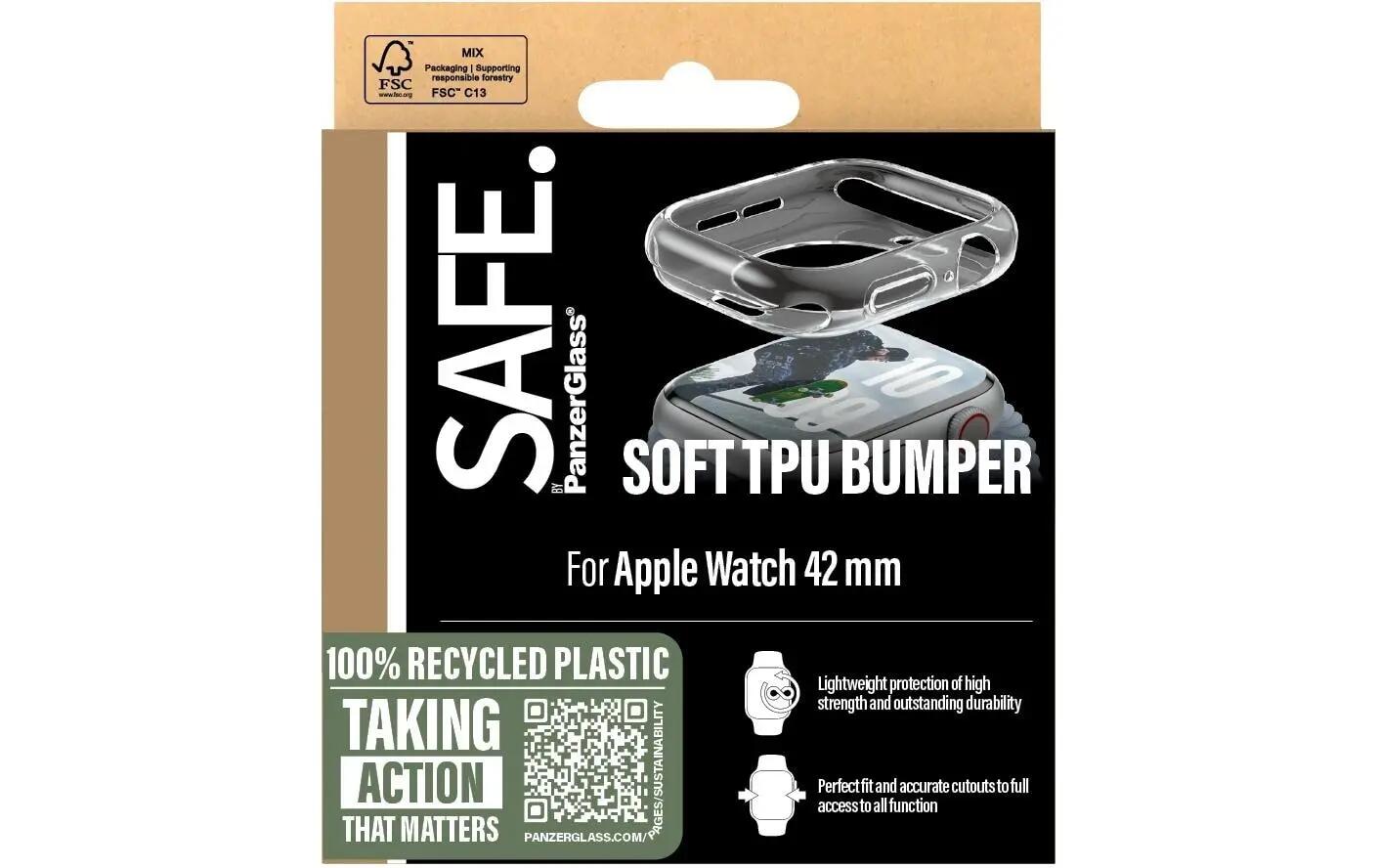 SAFE. Protection écran TPU Bumper Transparent 42 mm 2/3