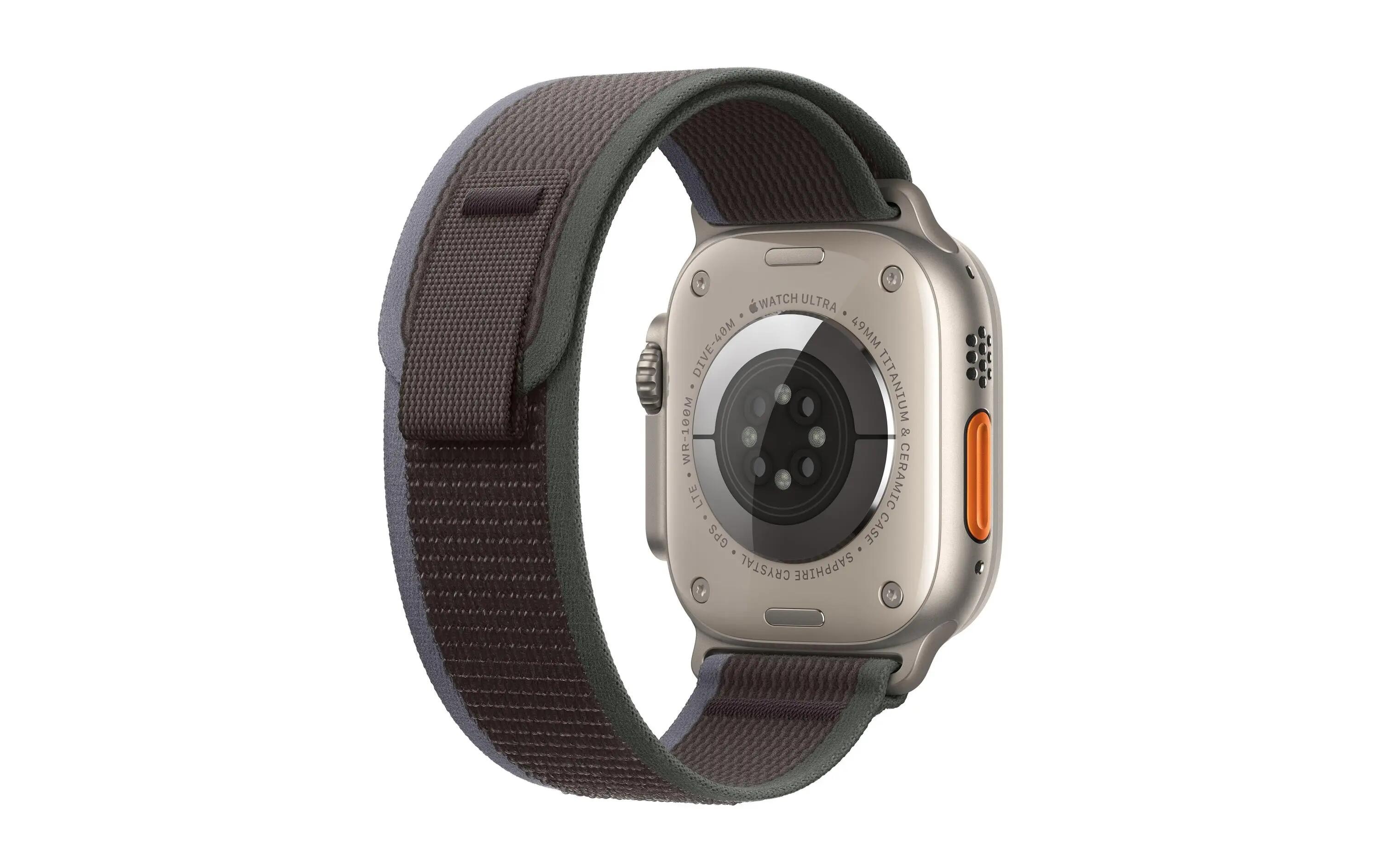 Apple Watch Ultra 2 Trail Loop Bleu/Noir M/L 3/3