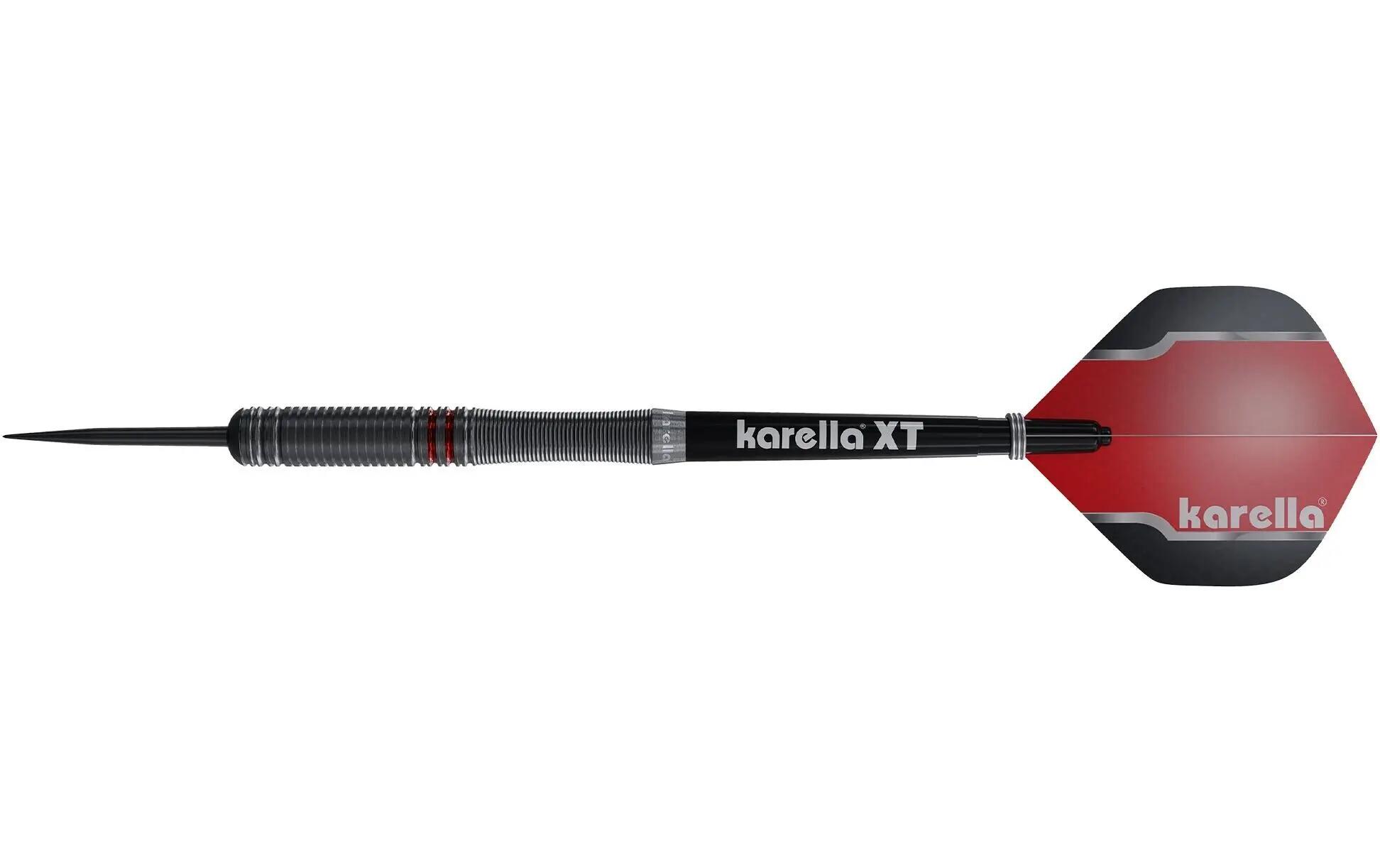 Karella Steeldart Fighter 22g 90% Tungsten Schwarz, 3 Stück 2/3