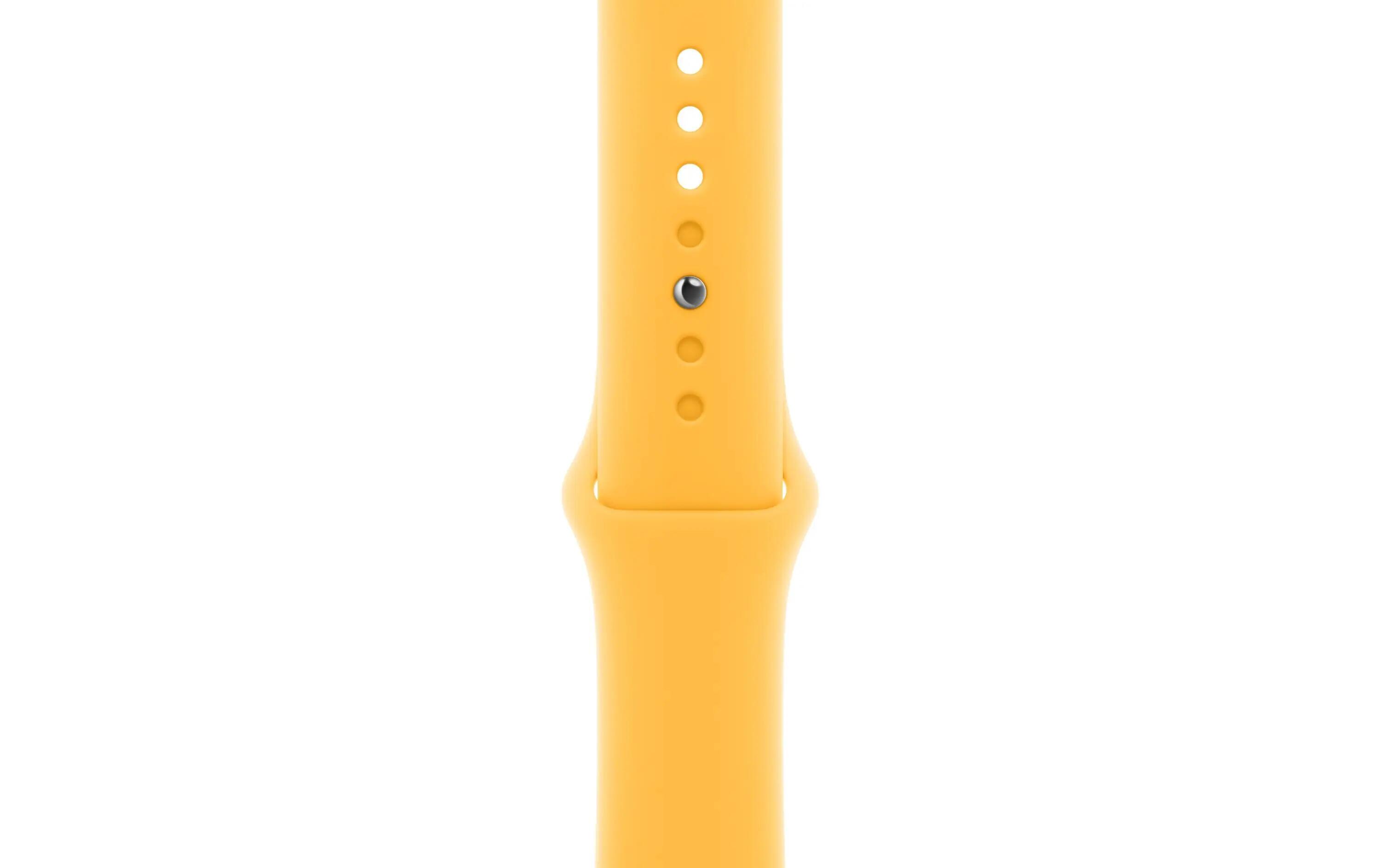 Apple Sport Band 45 mm Warm Yellow S/M 2/3