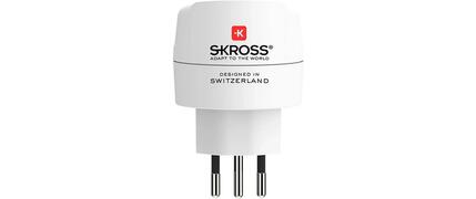 SKROSS Reiseadapter Europa zu Schweiz, Italien & Brasilien